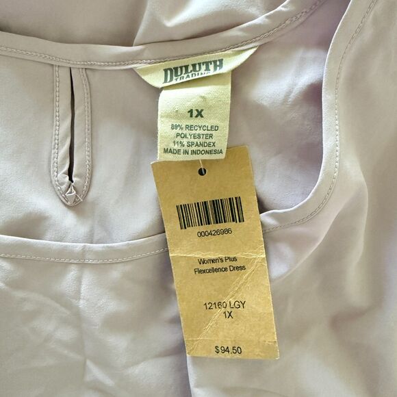 NWT Duluth Womens Plus Flexcellence Stretch Wicking Lightweight Dress Sz 1X - Picture 6 of 7